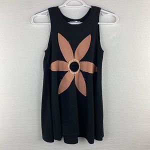 Lost Petal Linens Womens Top Size Small Sleeveless Crew Neck Loose Fit